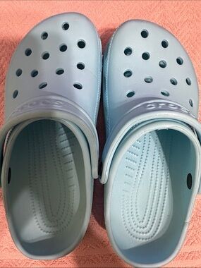 Light Blue Women’s CROC Clogs - Comfortable Slip-On Shoe
